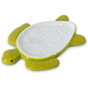 Green Turtle Spoon Rest For Stove Top Spoon Holder For Kitchen Counter Ceramic Spoon Rests Cooking Spoon Holder Cooking Utensil Rest Large Spoon Rest Spoon Reat (green)