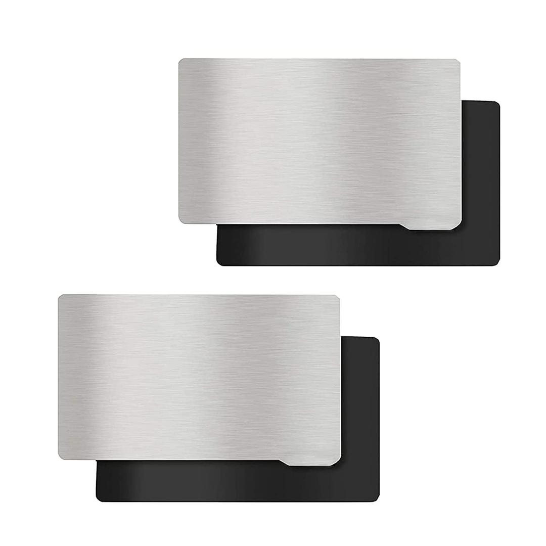 KOYOFEI 2PCS Resin 3D Printer Platform, Building Plate and Magnetic Sheet, Flexible Steel Plate Flex Bed for ELEGOO Saturn 3D Printer 196 x 126 mm