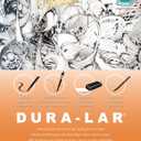 Grafix Dura-Lar 0.005" Film, Matte, Translucent 19"x24", Economical Alternative to Drafting Film, Mylar and Acetate, Translucent Drawing Surface for Lead, Ink, Charcoal and Paint, Pad of 25 Sheets