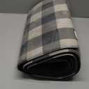 MAYHMYO 2 PCS Anti Fatigue Rugs Non Skid Waterproof Floor Mat Cushioned Black and White Farmhouse Comfort Standing Kitchen Mats for Floor, House, Sink, Office (17.3"x 29"+ 17.3"x 47"--0.4 inches)