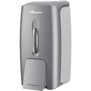 Commercial Wall Mount Soap Dispenser, Refillable ABS Plastic Manual Liquid Hand Soap Sanitizer Dispenser, 27oz (800ml) Large Capacity for Restaurant Office Public Restroom