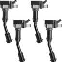 Motorevo 4Pcs Ignition Coil Pack Compatible with Ford Escape 2017-2019 1.5L L4, Fusion 2014-2020 Replace OE# UF735 Automotive Replacement Ignition Coil Packs for Ford Escape & Fusion 1.5L L4 Turbo