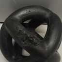 Monster K9 Indestructible Dog Ball  Lifetime Replacemnet - Durable Dog Toy for Aggressive Chewers - Safe, Non-Toxic Natural Rubber - Chew, Tug & Fetch - Tough, Heavy Duty - 5.5 (2X Tennis Ball Size) (Black)