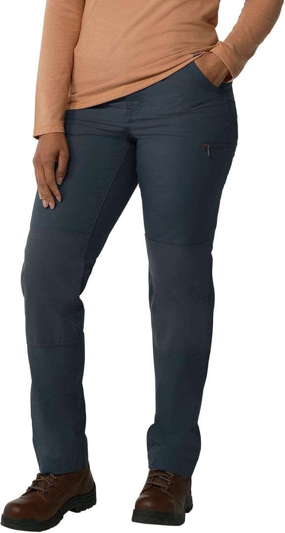 Dickies Women's Protect Cooling Ripstop Double Knee Pant (Blue, 26)