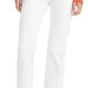 Levi's Women's Wedgie Straight Jeans, White Stonewash, 27