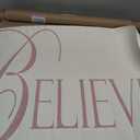 Family Believe Beautiful Quote Wall Decal Decoration Christmas Holidays Dcor Christmas Quotes Dcor Holiday Gift Lasts Years and Easily Removable - Size: 40 in(W) x 36 in(H)