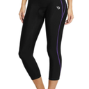 baleaf Women's Padded Bike Pants High Waist Cycling Shorts 3/4 Bicycle Capris Legging Zipper Pockets UPF 50+ Small