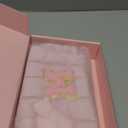 FluffyFairy White Makeup Bag with Initial,Quilted Makeup Bag,Puffy Soft Checkered Makeup Travel Bag, Waterproof Travel Toiletry Bag for Women,Ideal Bridesmaid Gift, Gift for Women