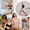 As Fairy Womens Seamless Wireless Comfort Bra with Soft Support No Underwire Push Up T-Shirt Bra Dark Skin 38DD