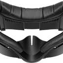 VZNEK Face Cover Pad for Oculus Quest 3, Sweat-Proof PU Foam Cushion for Meta Quest 3, Compatible with Oculus Quest 3 Original Spacer (for Quest 3)