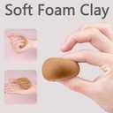 Cutedeer Brown Air Dry Clay, 1.1lb Foam Modeling Clay, Soft Squishy Molding for Kids Adults, Arts & Crafts Project Slime Supplies(1.1lb - 1 Pack, Brown)