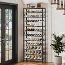 YATINEY 12 Tier Shoe Rack, Large Capacity Shoe Storage Organizer Holds 48 Pairs, Sturdy and Stable, for Entryway, Hallway, Closet, Dorm Room, Rustic Brown SS12BR, 27.8" x 10.8" x 79.3"