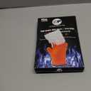 KITCHEN PERFECTION Silicone Smoker Oven Gloves -Extreme Heat Resistant BBQ Gloves -Handle Hot Food Right on Your Smoker Grill Fryer & Pit | Waterproof Oven Mitts |Superior Value Set+3 Bonuses (One Size Fits Most, Orange)