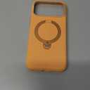 TORRAS Ostand Q3 Silicone for iPhone 17 Pro Max Case, Fit for MagSafe, 360 Spin Ring Stand, Liquid Silicone Cozy Vibrant Grip, Camera Control, Protective Case for iPhone 17 Pro Max, Pastel Orange