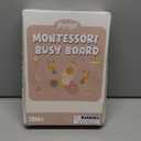 Joyreal Wooden Busy Board Montessori Toys for Toddlers, Sensory Activity Board with LED Lights, Music Box & Locks, Educational Learning Toy Gifts for Boys and Girls