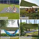 Joramoy 10ft x 10ft Waterproof Hammock Rain Fly,Portable Large Camping Tarp,Premium Lightweight Ripstop Nylon Cover with UV Protection Layer for Camping Hiking Outdoor (300D Od Green, 10ft x 10ft)