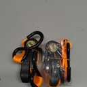 WELLUCK Boat Trailer Transom Tie Down Straps 2400 LBS, 1 Inch x 4 FT Heavy Duty Retractable Ratchet Straps Tie Downs to Trailer Marine Jet Ski Pontoon, with Quick Release Buckle & Anti-Scratch Hooks