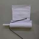 Vinyl Downspout Gutter/Drain Extension, 46 Long (White)