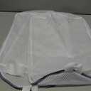 Mesh Laundry Bag Laundry Hand Bags Reusable Washing Machine Clothing Care Wash Bag Mesh Net Bra Socks Lingerie Underwear Laundry Storage(40x50x10cm L,Fine Mesh)