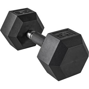 CAP Barbell Coated Hex Dumbbell Weight - Single | 10-120 lbs | Multiple Options