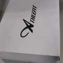 Athlefit Women's Work Waterproof Hiking Combat Boots Lace up Low Heel Booties Ankle Boots (7, Black)