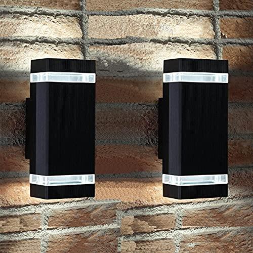 rosykite Modern LED Outdoor Wall Lights, Dusk to Dawn Outdoor Lighting Fixtures Wall Mount - ETL Listed,Aluminum Waterproof Front Door Lights 5000k - Up Down Light Fixture for Porch, Patio