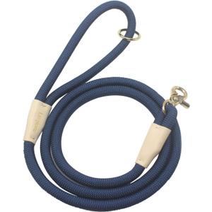 Lobster Snap Pet Leash 5FT, Special Strong Nylon Rope Dog Leash, Solid Color Rope Dog Lead for All Breed (Navy Blue, 5ft*10mm
