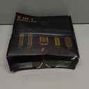 5 in 1 Blow Dryer Brush, Upgrade Hair Dryer Brush Set Negative Ion Air Styler Curling Wrap Air Curler, Hot Air Brush Curling Iron Hair Styling Tools As A Gift for Straight/Curl/Dry/Smooth (Gold)