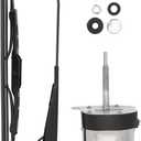 UTV Electric Wiper Motor Kit, 12V 105 Rotating Universal Electric Wiper Arm for Tractor, Fishing Boat, ATV, UTV