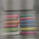 Dustless Chalk for Kids,Non-toxic Colored Sidewalk Chalk With Holder for Kids, 24 Colored Washable Toddlers Chalks for Blackboard Drawing Writing-christmas gifts for grandkids (24 PACK)