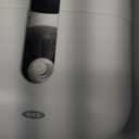 OXO Good Grips Toilet Brush & Plunger Set | Two Bathroom Essentials in one Space-Saving Canister | Toilet Bowl Cleaner and Plunger with Holder, Perfect for Small bathrooms