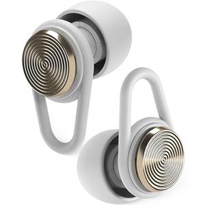 Hears One Ear Plugs for Noise Reduction - Patented Reusable Concert Earplugs, 20dB SNR Sound Reduction, Hypoallergenic for Musicians, Motorcycle and Sleeping with 4 tip Sizes - Gold Haze