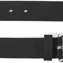 VATAN Men's Full Grain Leather Casual Every Day Jeans Belts, Handmade Men Leather Belt with Gift Box (Black) 36(Fits Waist 34"-35")