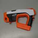 Nerf Pro Sender Half-Length Semi Auto Dart Blaster, 30 Nerf Pro Half-Length Darts, Magazine, 14+ 