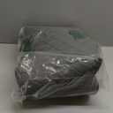 Elantrip 2PCs Front Car Seat Covers Leather Car Seat Protector Universal fit for Most Cars SUVs and Trucks Water Proof Seat Protector Gray