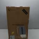 IRIS USA File Box, File Organizer w/Hinged Split Lid for Letter File, Important Document Box, Plastic Storage Filing Bin for Moving, Stackable Nestable Portable, Pearl 44 Qt. 4 Pack