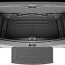 powoq Cargo Mat Compatible with 2024-2026 Chevy Traverse Trunk Mat TPE Lower Trunk Liner Rear Storage Cargo Liner Replacement for 2024 2025 2026 Chevy Traverse Accessories