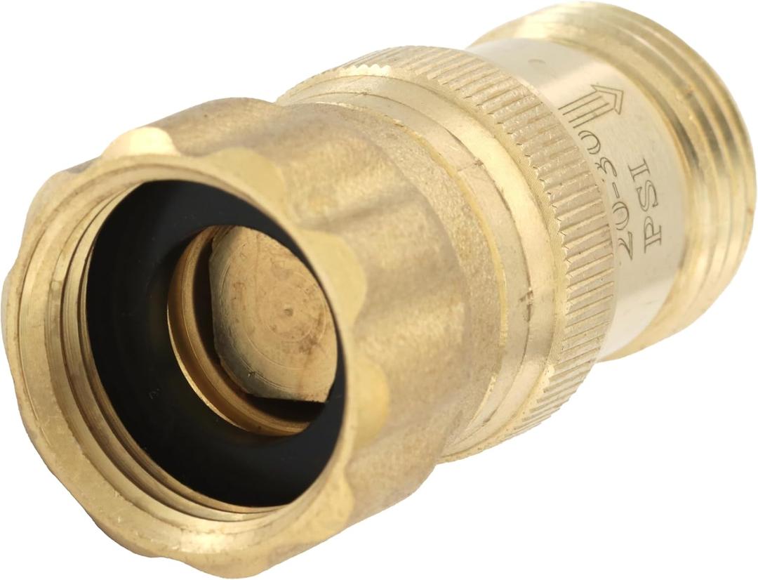 Vibrant Yard Co. LLC Lead-Free Brass 20-30 psi Water Pressure Reducer Regulator, 3/4 inch Hose Thread for Drip System, 140 psi Max Inlet Pressure