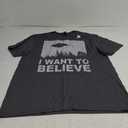 I Want To Believe T-Shirt I Aliens UFO Area 51 Roswell T-Shirt XL (Dark Heather Grey)