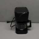 Amazon Basics 5 Cup Drip Coffee Maker with Glass Coffee Pot (0.8 Qt), Auto Shut-off, Auto Pause, Removable Filter Basket, Matte Black