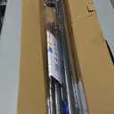 Vailge Room Divider Tension Rods, Premium Curtain Tension Rods,122-150 Inch,No Drilling, Adjustable Large Window Stall Tension Pole-Black
