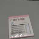 GAQQI Self Adhesive Eyelash Clusters, Natural Look No Glue Lashes 1016mm, No Band Self Adhesive Lash Clusters 100pcs, Press On Lashes Invisible Band, With Lash Tweezer (LACE)