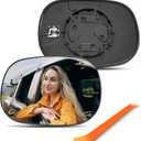 Driver Side Mirror Compatible with 1998-2003 Dodge Ram 1500 2500 3500, 1998-2004 Durango, Left Side Mirrors Replacement Glass, Heated