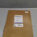 Simplebrand Gold Sheer Curtains 84 Inches Long 2 Panels, Light Filtering Rod Pocket Solid Color Window Sheer Curtain Panels, Elegant Curtains & Drapes for Living Room, Bedroom (Gold, 42" W x 84" L)