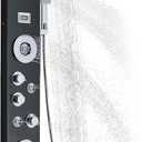 AlenArt Shower Panel Tower System Rainfall Waterfall Shower Head with Body Jets Stainless Steel Rain Massage System 5-Function High Pressure Shower Panel Tower System,HFT8029