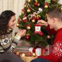 2 x Wedding Gifts, Mr & Mrs Ornament 2025 - First Christmas Mr and Mrs Ornaments Gifts Wedding Ideas for Newly Wed, Bride, Future Mr & Mrs - Just Married Wood Ornament 2025 (The Year)