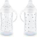 NUK Learner Cup 6+ Months Timeless Collection 10 Oz BPA Free Spill Proof Sippy Cup 2 Count (Pack of 1)