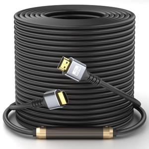 Hdmi Cable 150ft Ultra High Speed 4K@30HZ 2K 1080P HDMI 2.0 Cable 18gbps Gold Plated Connector 3D ARC Ethernet HDMI Cord for HDTV Monitor Laptop Roku TV Xbox PS3/PS4(Silvery)