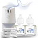 Scent Fill Fresh Linen Plug in Air Freshener, Scented Oil Refills, 2 Refills + Diffuser