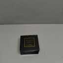 COLLECTIVE HOME - Travel Jewelry Case, Elegant Half-Moon Design with Gold Monogram, Detachable Handle, Personalized Accessory Organizer, Gift for Fashion-Forward Women and Teens (m)